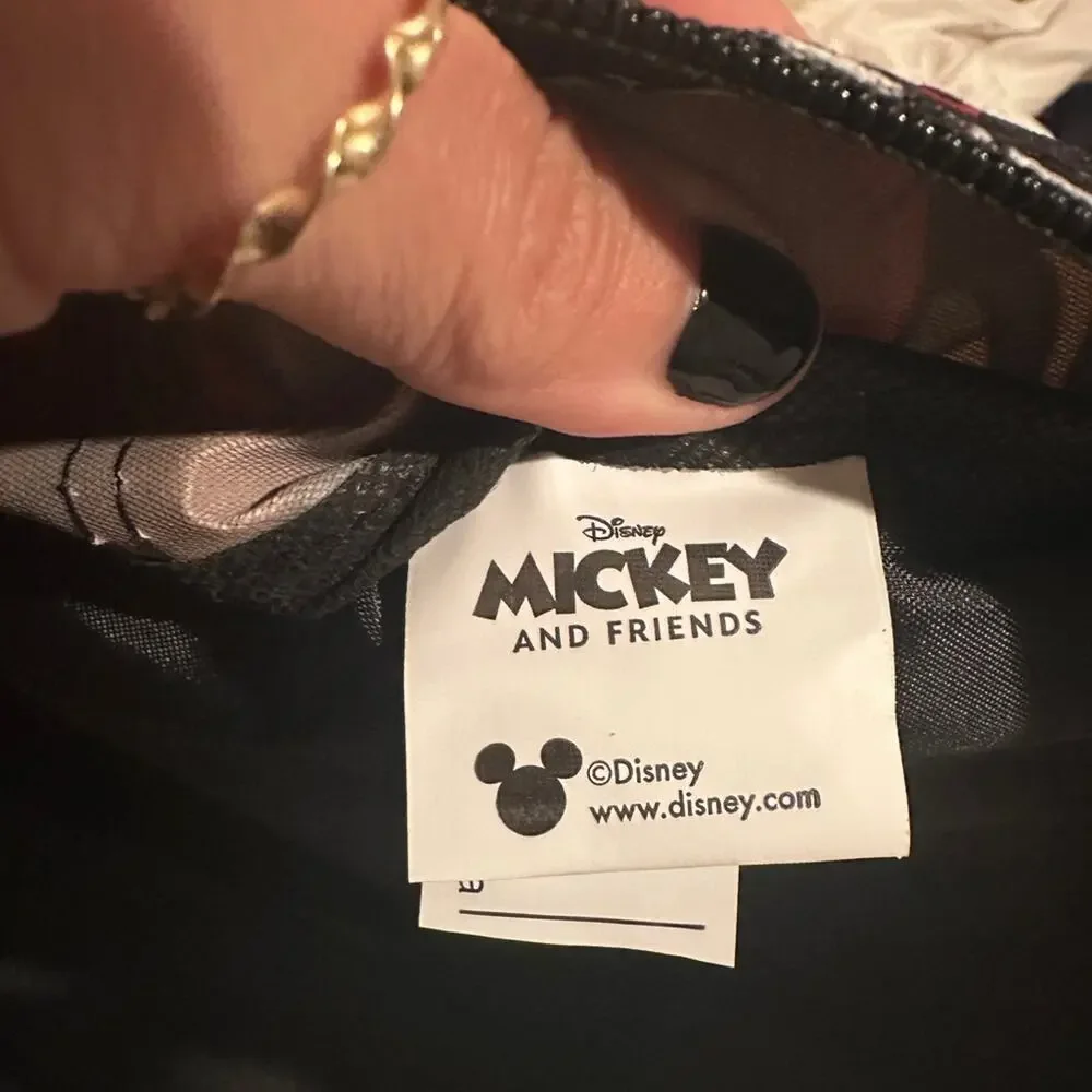 NWOT Disney & Friends bold color backpack Mickey Minnie Goofy Donal Daisy Pluto